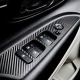 Graficar Design Hyundai Bayon ile Uyumlu İç Trim Folyo Kaplama Set Ayna Katlama Butonsuz, Mat Karbon Siyah