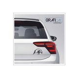 Graficar Design Kartal Kafası ile Uyumlu Sticker
