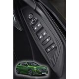 Graficar Design Peugeot 308 P5 ile Uyumlu İç Trim Folyo Kaplama Set Mat Karbon Siyah