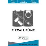 Graficar Design Renault Clio4 ile Uyumlu Anahtar Kart Folyo Sticker Kaplama, Fırçalı Füme