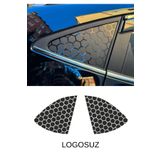 Graficar Design TOGG T10X ile Uyumlu Kelebek Cam Sticker Set, Logosuz
