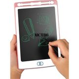 Grafik Digital Çocuk Yazı Çizim Tableti LCD 8.5 Inc Ekranlı Bilgisayar Kalemli - Pembe