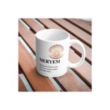 grafikhomes Meryem İsmine Özel Kupa Bardak