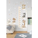 Grafikup Baby Safari Boy Ölçer Çocuk Odası Dekor Sticker