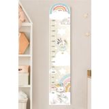 Grafikup Rabbit Rainbow Çocuk Odası Boy Ölçer Sticker