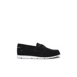 Grafton Bay Lace Up Erkek Siyah Loafer Ayakkabı