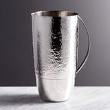 Graham 82 Oz. Çekiçlenmiş Metal Sürahi, Şıklığın Zirvesi