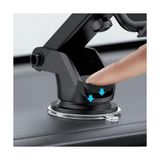 Grains Global Hb-39 Premium Telefon Tutucu Araç Içi Telefon Tutucu Ayarlanabilir Cam ve Torpido Için Yüksek Kalite Tutucu Araba - Option-1 - 000-Siyah