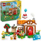 Grains Global Isabelle Ev Ziyaretinde 77049 – 6 Yaş ve Üzeri Kız ve Erkek Çocukları Için Fauna Dahil 2 Minifigür Içeren Yaratıcı Oyuncak Yapım Seti, Doğum Günü Hediyesi Fikri (389 Parça) - Option-1