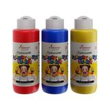 Grains Global Kırmızı-Mavi-Sarı Parmak Boyası 3'lü Set 3X120ML - -- - Option-1