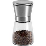 Grains Global Tuz & Biber Değirmeni Çelik Kapak - Cam Hazne 13 cm (CSM-130) - Acı Kahve - Option-1