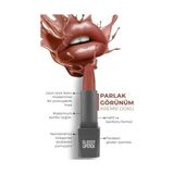 Grains Global Uzun Süre Kalıcı Yoğun Renk Veren Nemlendirici Parlak Ruj - Glossy Lipstick 310 Spicy Terracotta - Option-1