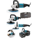 Graizer Alman 2600 Watt 6 Kademe Devir Ayarlı Polisaj Zımpara Mavi Pasta Cila Makinesi