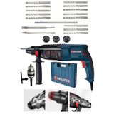 Graizer Alman 3000 Watt Kırıcı Delici Hilti Matkap Metal Şanzumanlı ++ 15 Adet Uç ++Yedek Mandren