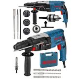 Graizer Alman 3000 Watt Kırıcı Delici Sjs Metal Dişli Şanzuman Hilti Darbeli Matkap Ve 5 Uç 2-2mm Gri