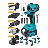 Graizer Alman 598 Vf 20 Ah 5'li Set Taşlama Somun Sıkma Hilti Dal Budama Akülü Vidalama Darbeli Matkap