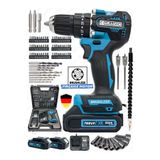 Graizer Alman 799 VF 30 Ah Darbeli Profesyonel Kömürsüz Motor Samsung 82 Parça Çift Akülü Şarjlı Vidalama Matkap