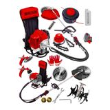 Graizer Çelik Piston Sırt Tipi Benzinli Motorlu Ot Çalı Tırpanı Çim Biçme Makinesi Tirpan Çapa