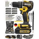 Graizer Darbeli Profesyonel Vidalama Matkap 799 Vf 30 Ah Kömürsüz Motor 3000 W Güçlü Akülü