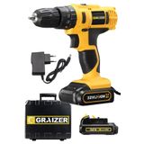 Graizer EKC-000032 32 V 5 Ah Darbeli Çift Akülü Şarjlı Vidalama Matkap