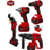 Graizer Turbo Sarjlı Matkap 4'lü Set 100 W Güçte Darbeli Anahtarlı Mandren ile Üstün Performans