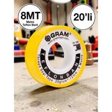 Gram Teflon Bant Su Tesisatı Sızdırmazlık Bandı 20'li Paket / 12MM x 0.076MM x 8mt - Beyaz - 20 Adet