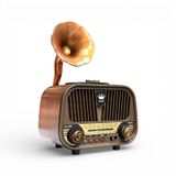 Gramafon Nostalji Radyo,bluetooth Özellikli,eskitme Nostaljik Gramafon Radyo