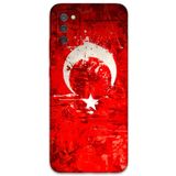 Gramaphone Galaxy A02s ile Uyumlu Türk Bayrağı Desenli Telefon Kılıfı + Ekran Koruyucu - 5847