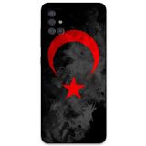 Gramaphone Galaxy A51 ile Uyumlu Türk Bayrağı Desenli Telefon Kılıfı + Ekran Koruyucu - 5852