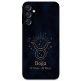 Gramaphone Galaxy A55 ile Uyumlu Boğa Burcu Desenli Telefon Kılıfı + Ekran Koruyucu - 5769