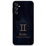 Gramaphone Galaxy A55 ile Uyumlu İkizler Burcu Desenli Telefon Kılıfı + Ekran Koruyucu - 5770