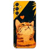 Gramaphone Galaxy A55 ile Uyumlu Kedi Desenli Telefon Kılıfı + Ekran Koruyucu - 5783