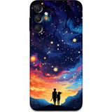 Gramaphone Galaxy A55 Uyumlu Uzay Desenli Telefon Kılıfı + Ekran Koruyucu - 5863