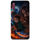 Gramaphone Galaxy A7 2018 ile Uyumlu Anime Desenli Telefon Kılıfı + Ekran Koruyucu - 5745