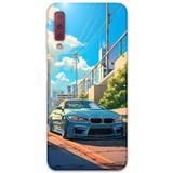 Gramaphone Galaxy A7 2018 ile Uyumlu Araba Desenli Telefon Kılıfı + Ekran Koruyucu - 5760