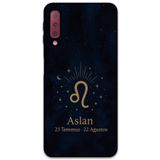 Gramaphone Galaxy A7 2018 ile Uyumlu Aslan Burcu Desenli Telefon Kılıfı + Ekran Koruyucu - 5772