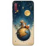 Gramaphone Galaxy A7 2018 ile Uyumlu Çizgi Film Desenli Telefon Kılıfı + Ekran Koruyucu - 5823