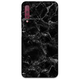Gramaphone Galaxy A7 2018 ile Uyumlu Mermer Desenli Telefon Kılıfı + Ekran Koruyucu - 5815