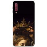 Gramaphone Galaxy A7 2018 ile Uyumlu Retro Desenli Telefon Kılıfı + Ekran Koruyucu - 5833