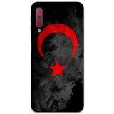 Gramaphone Galaxy A7 2018 ile Uyumlu Türk Bayrağı Desenli Telefon Kılıfı + Ekran Koruyucu - 5852