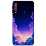 Gramaphone Galaxy A7 2018 ile Uyumlu Uzay Desenli Telefon Kılıfı + Ekran Koruyucu - 5867