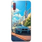 Gramaphone Galaxy A7 2018 Uyumlu Araba Desenli Telefon Kılıfı + Ekran Koruyucu - 5760