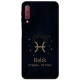 Gramaphone Galaxy A7 2018 Uyumlu Balık Burcu Desenli Telefon Kılıfı + Ekran Koruyucu - 5779