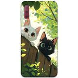 Gramaphone Galaxy A7 2018 Uyumlu Kedi Desenli Telefon Kılıfı + Ekran Koruyucu - 5785