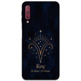Gramaphone Galaxy A7 2018 Uyumlu Koç Burcu Desenli Telefon Kılıfı + Ekran Koruyucu - 5768