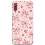 Gramaphone Galaxy A7 2018 Uyumlu Kurdele Desenli Telefon Kılıfı + Ekran Koruyucu - 5802