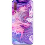 Gramaphone Galaxy A7 2018 Uyumlu Mermer Desenli Telefon Kılıfı + Ekran Koruyucu - 5813