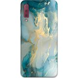 Gramaphone Galaxy A7 2018 Uyumlu Mermer Desenli Telefon Kılıfı + Ekran Koruyucu - 5814