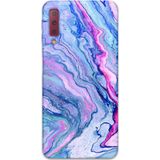 Gramaphone Galaxy A7 2018 Uyumlu Mermer Desenli Telefon Kılıfı + Ekran Koruyucu - 5816