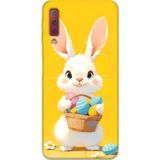 Gramaphone Galaxy A7 2018 Uyumlu Tavşan Desenli Telefon Kılıfı + Ekran Koruyucu - 5806